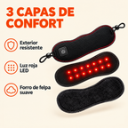 3 capas de confort: exterior resistente, luz roja LED y forro de felpa