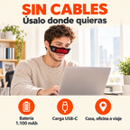 Sin cables: batería de 1.100 mAh y carga USB-C